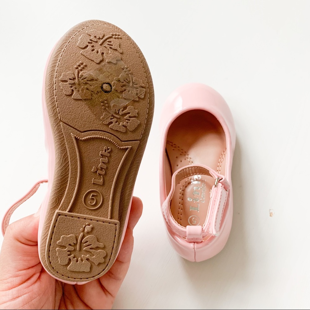 Link Pink Pat Toddler Flats - Picture 6 of 8